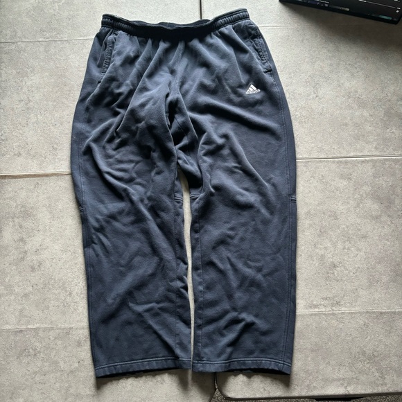 adidas Other - Y2k navy baggy adidas sweatpants
